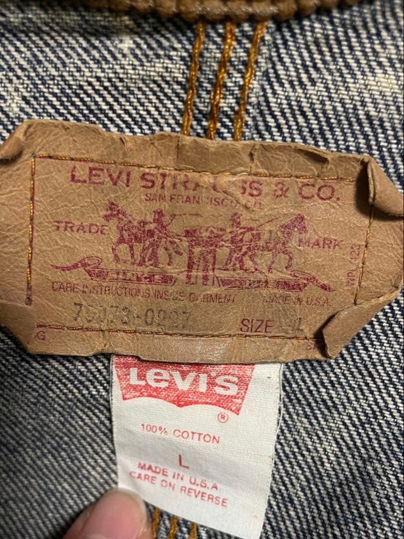 ジャケット・アウター 80s Levi's 75073 Denim Trucker Jacket