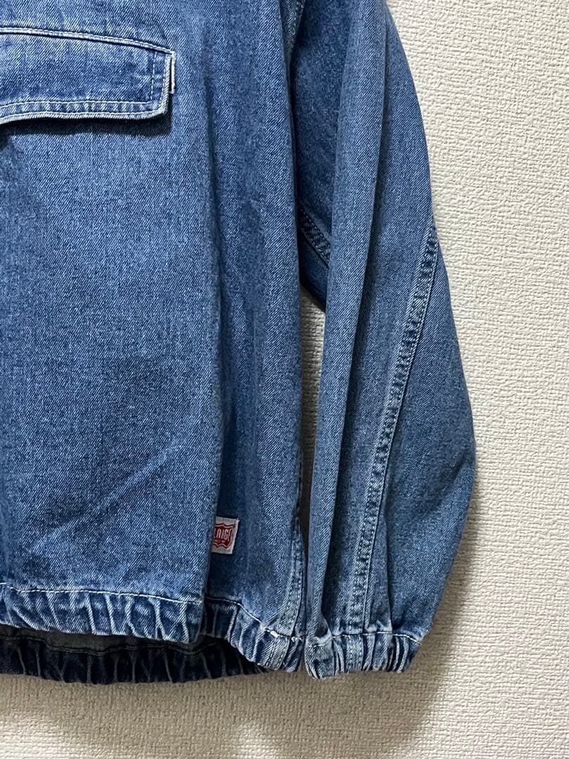 エクストララージ　デニムアノラックパーカー　/S　インディゴブルー　XLarge