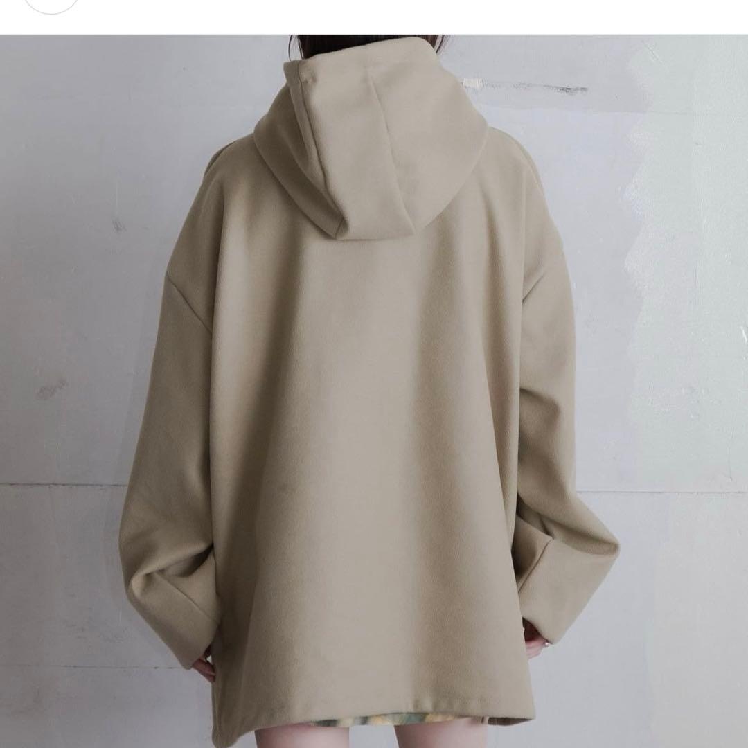 luik 1990s oversized lace-up hoodie パーカー