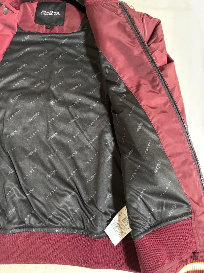 値下⚫︎malbon レディース　防寒ボンバージャケット⚫︎ 薄手綿入りブルゾン