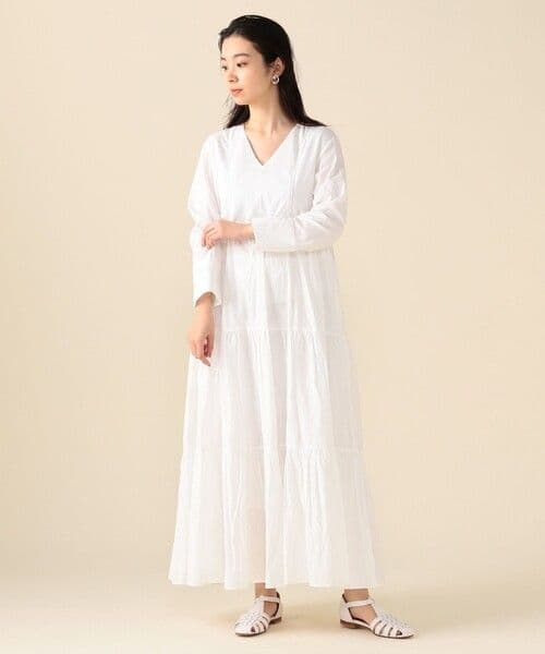 そら❨新品❩ ne Quittez pas ドビーストライプ パネルドレス