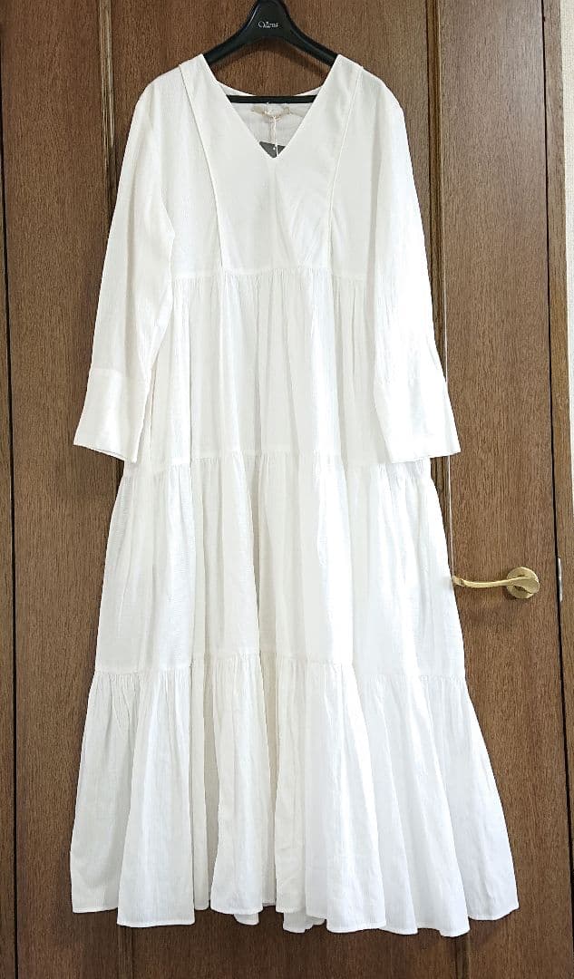 そら❨新品❩ ne Quittez pas ドビーストライプ パネルドレス
