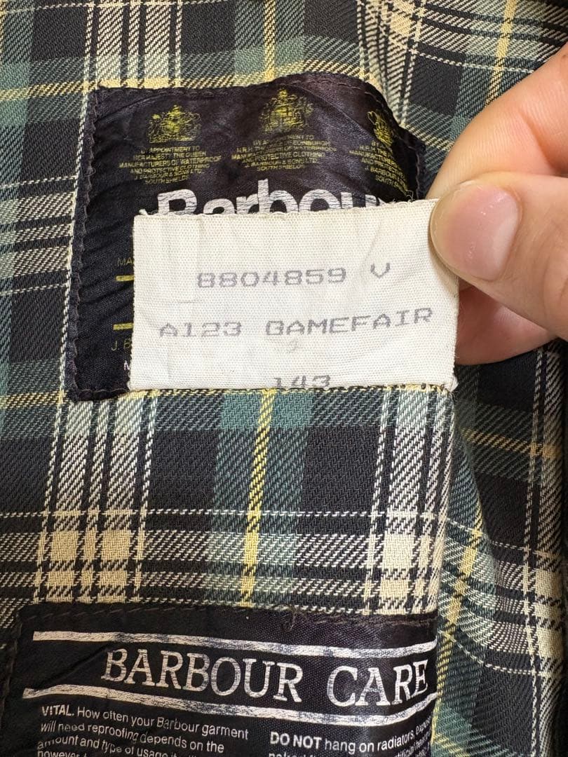 80s バブアー ゲームフェア barbour gamefair