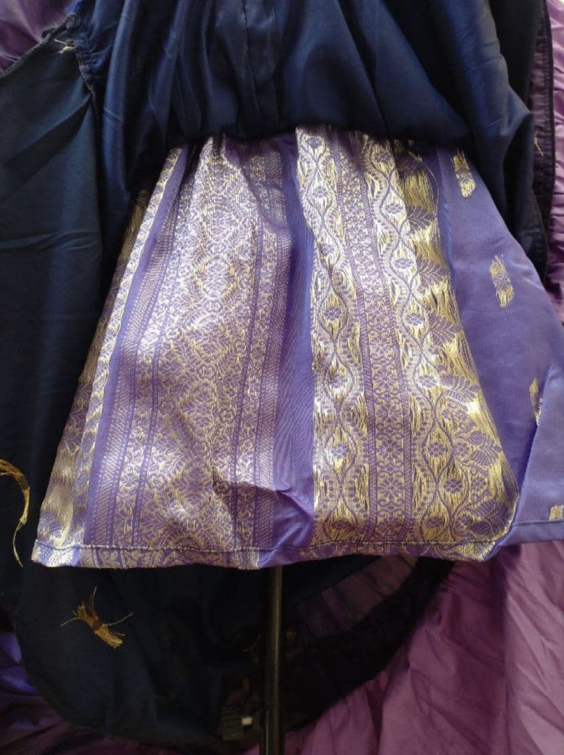 ♡値下げ♡ 新品未使用　ベリーダンス　インド　ジプシースカート　サリー生地