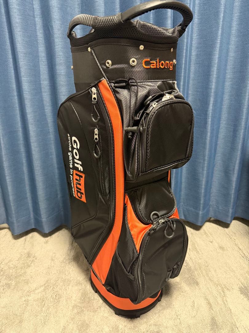 新品 キャディバッグ CALONG golf hub 9.5型 ゴルフバッグ