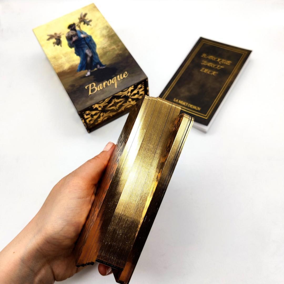 正規品✨金箔ディテールの美しく豪華なデッキ✨高級感溢れるバロックタロットカード✡