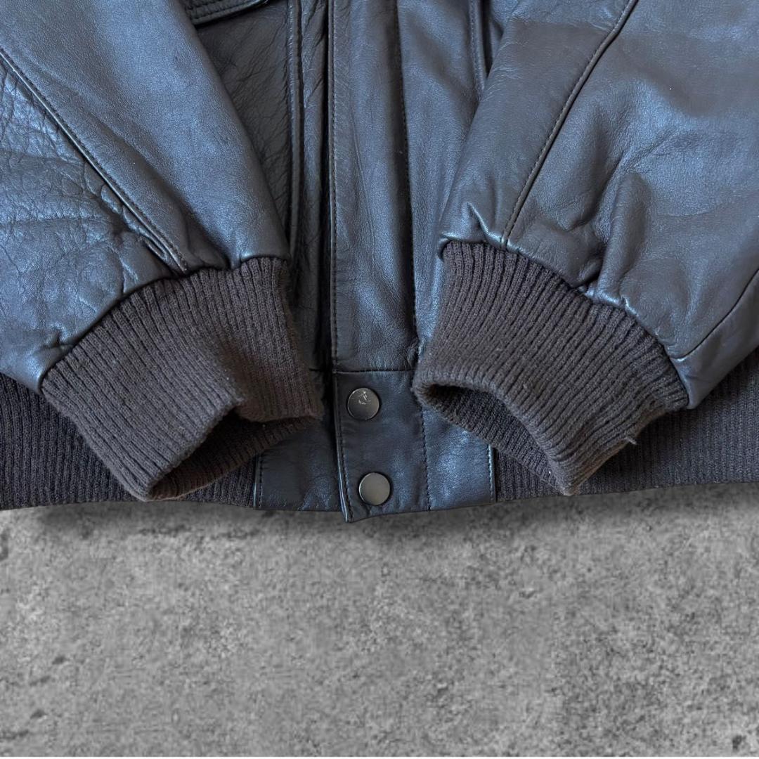 90s VINTAGE flight jacket A-2 G-1 短丈　茶色