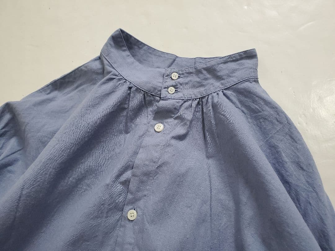専用です✨ 新品 ナチュラルランドリー スタンドカラー ギャザーワンピース