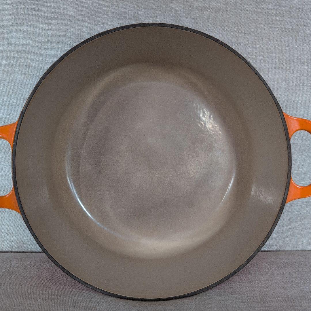 ル・クルーゼ　ココット・ロンド　26cm　オレンジ