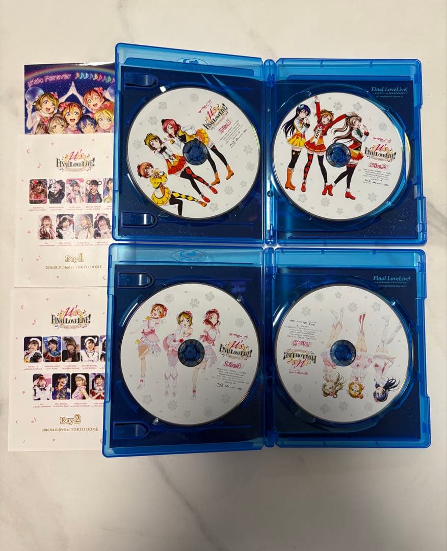 【美品】ラブライブ μ's ライブ BD アニメ特装版　計7本セット