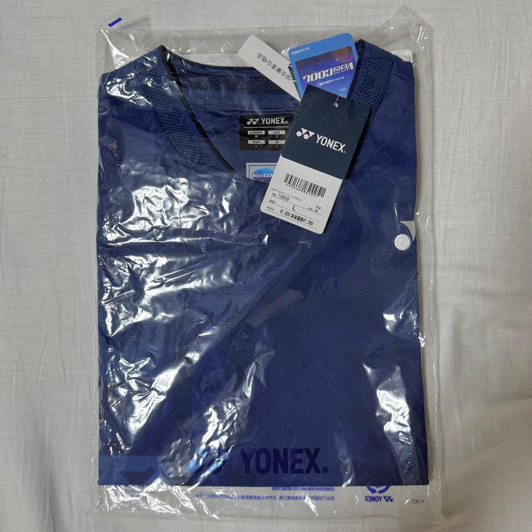 【YONEX】ゲームシャツ　Lサイズ　ダークネイビー