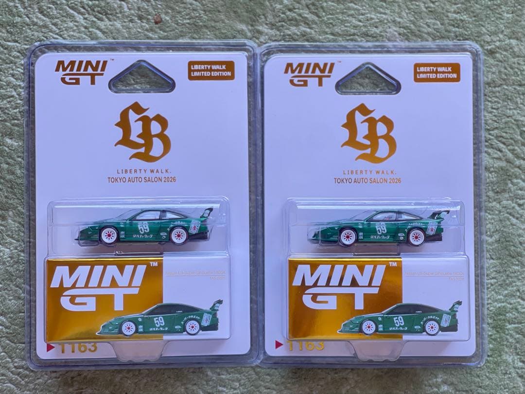 MINI GT 日産 180sx LBWK 東京オートサロン 限定 2個セット