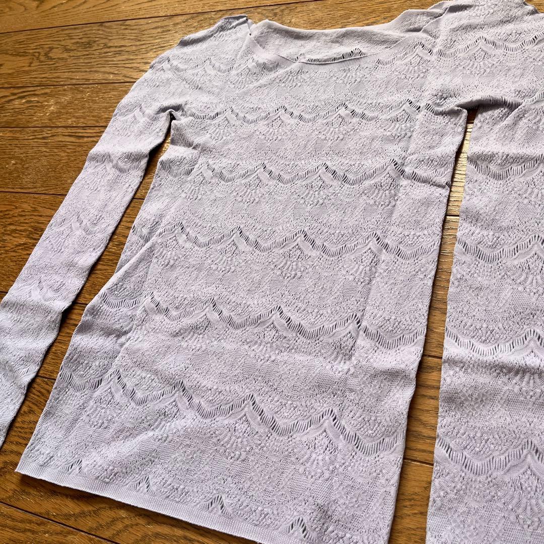 【美品】チャコット　ノーソーイング　ライトパープル　Mサイズ