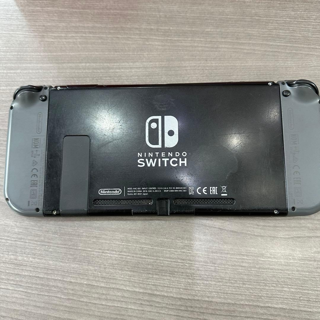 【画面美品】Nintendo Switch グレー 動作確認済 付属品完備