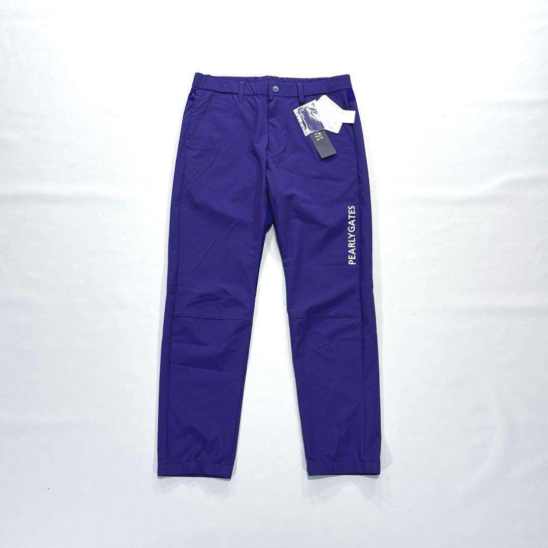 未使用品❗️ パーリーゲイツ　ロングパンツ　4/M パープル系　春夏　メンズ