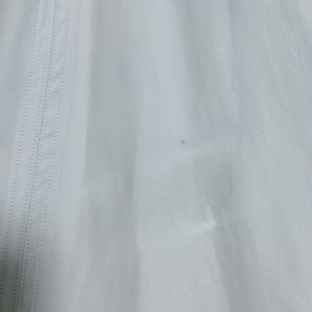 専用　ポロラルフローレン　シャツワンピース　リボン　水色　フレア　綿　S