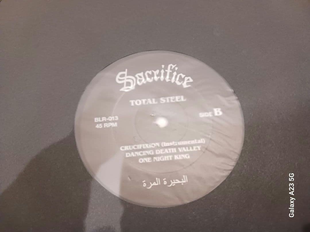 【500枚限定】Sacrifice Total Steel 2枚組 レコード