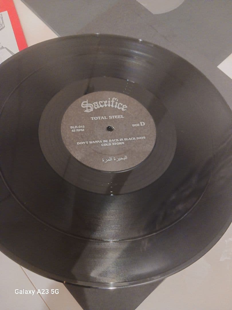 【500枚限定】Sacrifice Total Steel 2枚組 レコード