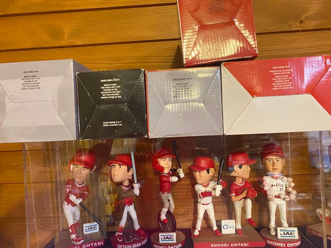大谷翔平 ボブルヘッド 5体set USED！ 正規品！ エンジェルス球場限定品