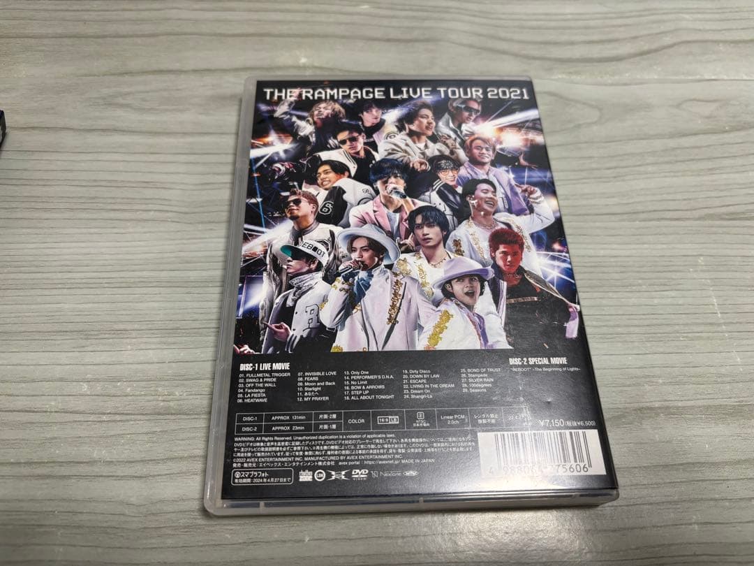 あしめ　　THE RAMPAGE DVD