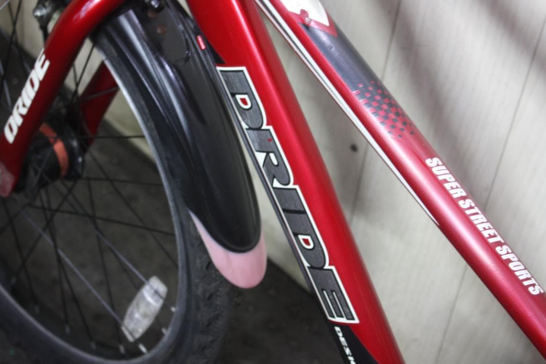キッズバイク 赤 20インチ バスケット付き