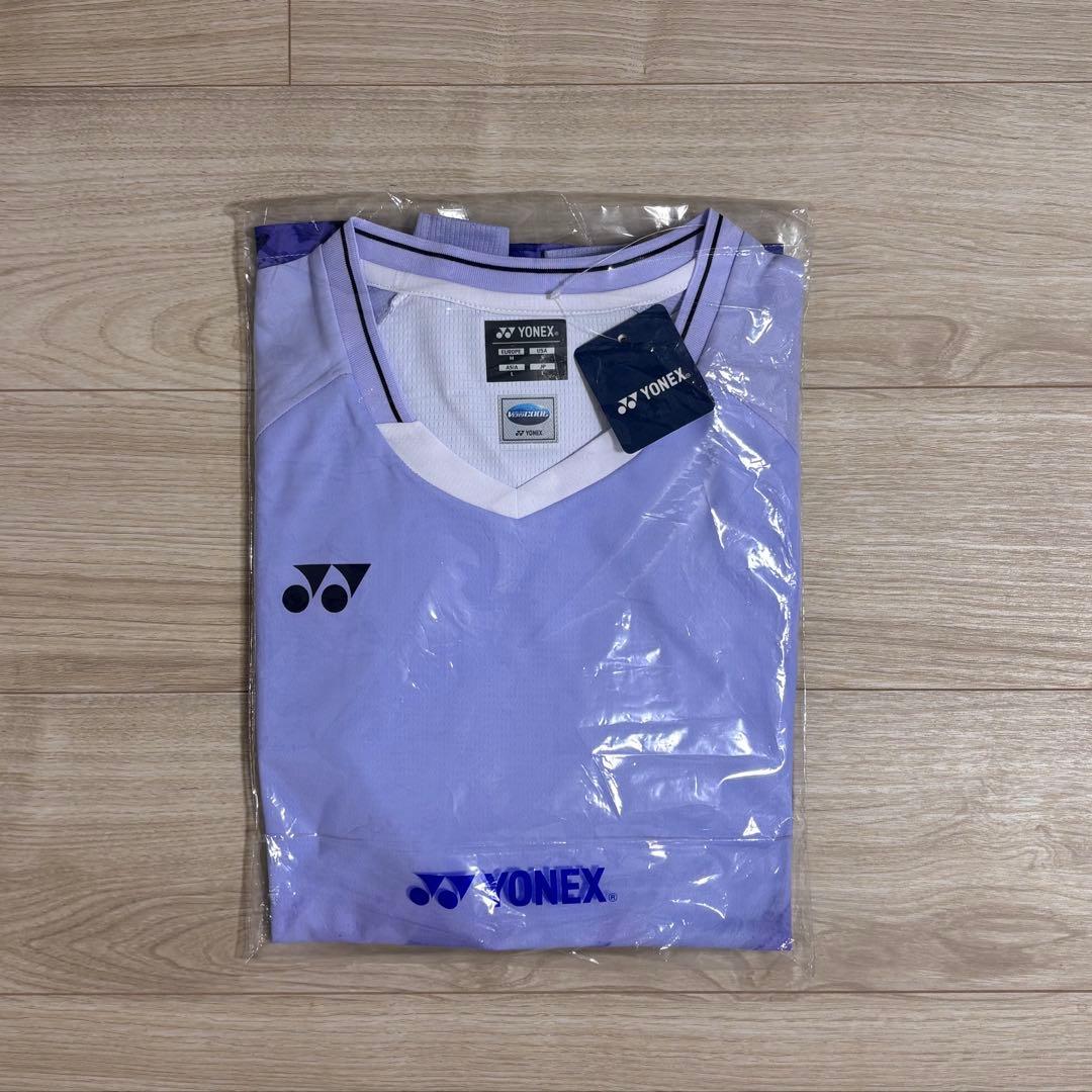 YONEX バドミントンシャツ 中国代表シー・ユーチー選手着用　Lサイズ　紫