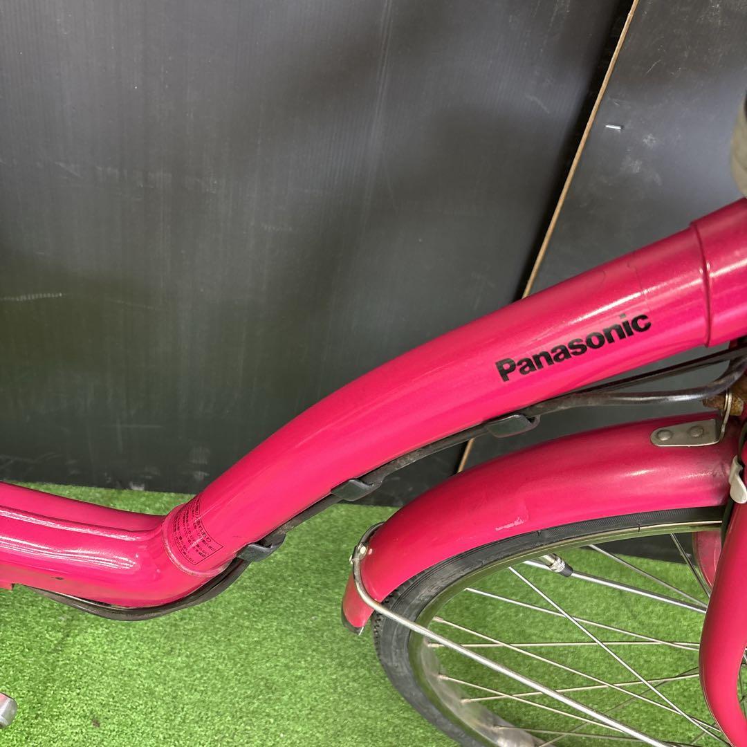 電動自転車 Panasonic Gyutto ピンク 3人乗り対応　54