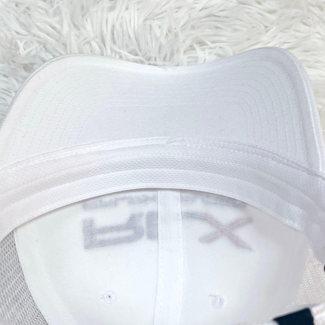 美品✨ラルフローレンRLX 現行QRタグ ゴルフキャップ ホワイト 正規品