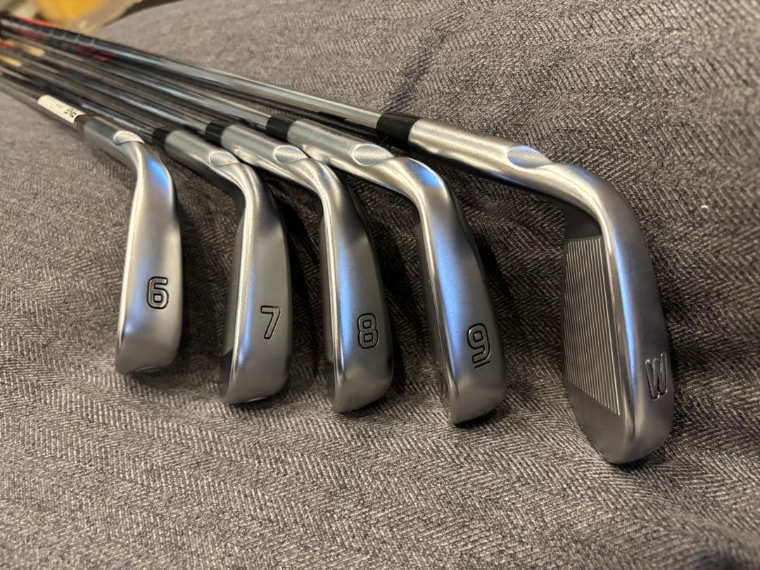 PING i525アイアンセット 6 7 8 9 W 黒ドット