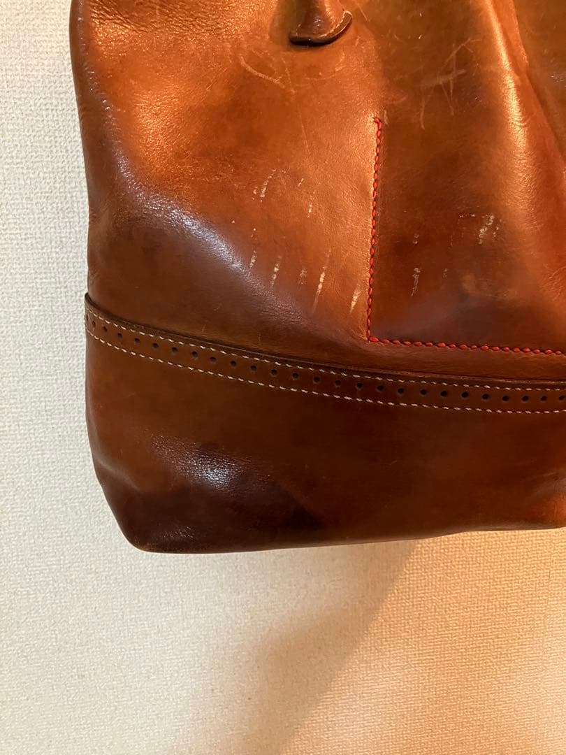 ラッキージョンレザートートバック　RRL ゴローズLUCKYJOHNアットラスト