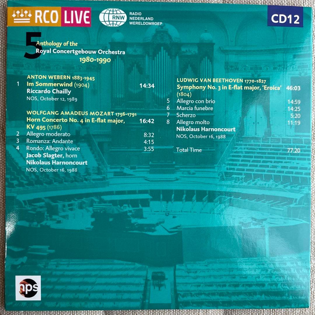 RCO LIVE 14CDコンセルトヘボウ・アンソロジー1980-90ライブ録音