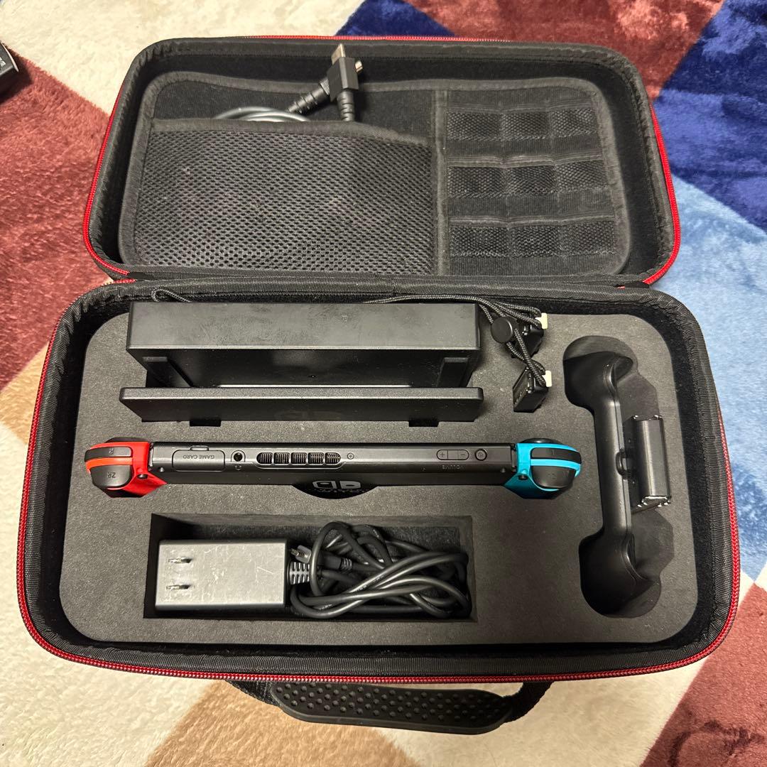 【完備】Nintendo Switch 本体 専用ケース付き