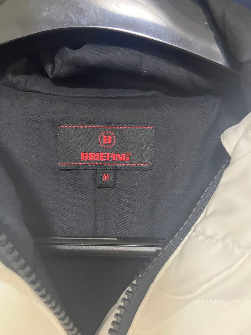 BRIEFING フード付きジャケット M ホワイト