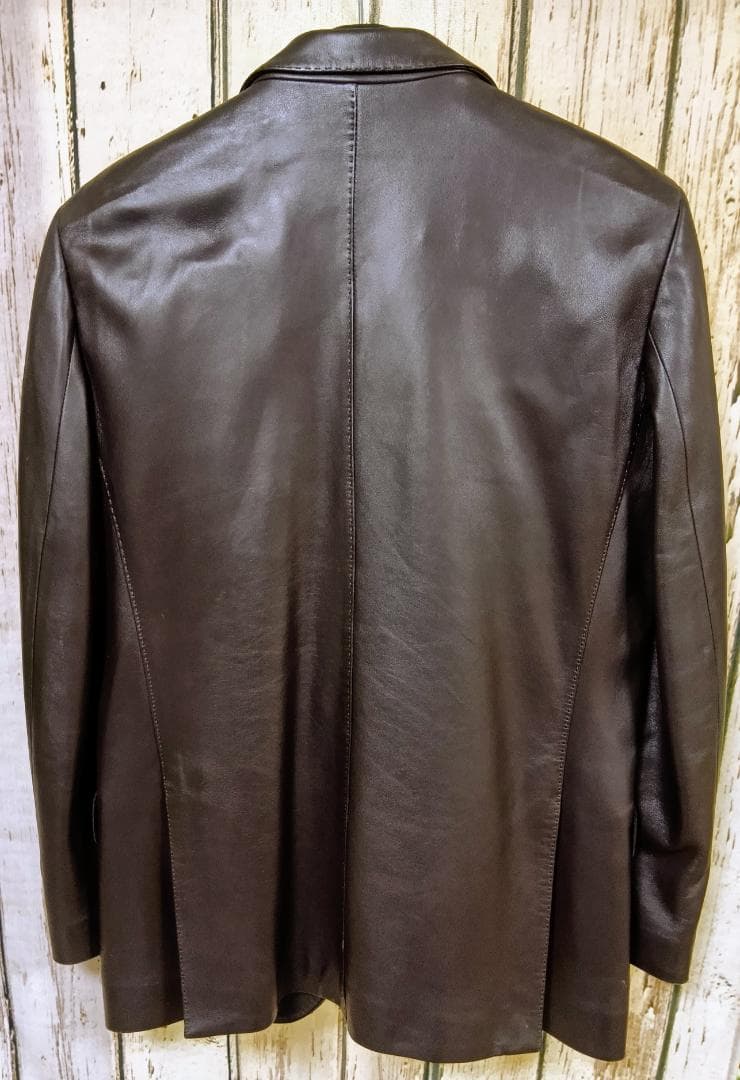 【極美品】Paul Smith COLLECTION 本革テーラードジャケット