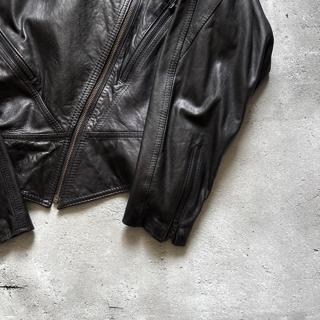 ジャケット・アウター 00s archive gimmick leather jacket y2k