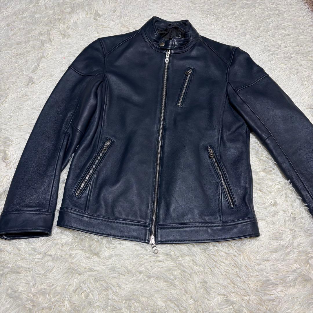 美品✨ Rattle Trap メンズビギ シングルライダース シープスキン L