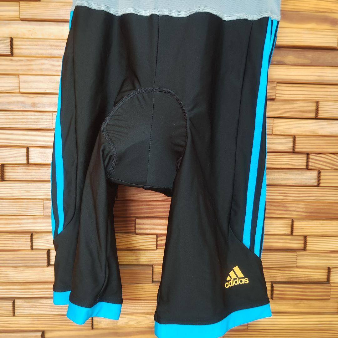 adidas アディダス サイクルパンツ ビブショーツ Oサイズ XL 黒
