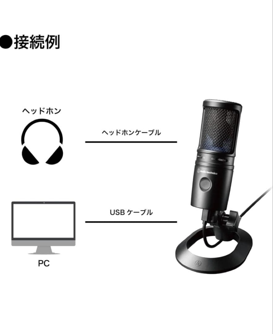 配信機器・PA機器・レコーディング機器 AT2020USB-XP