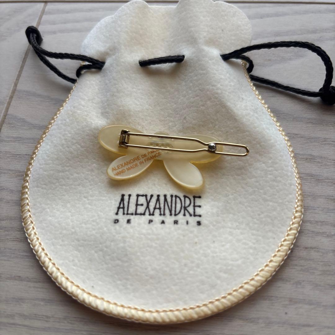 ALEXANDRE DE PARIS ヘアピン アイボリー