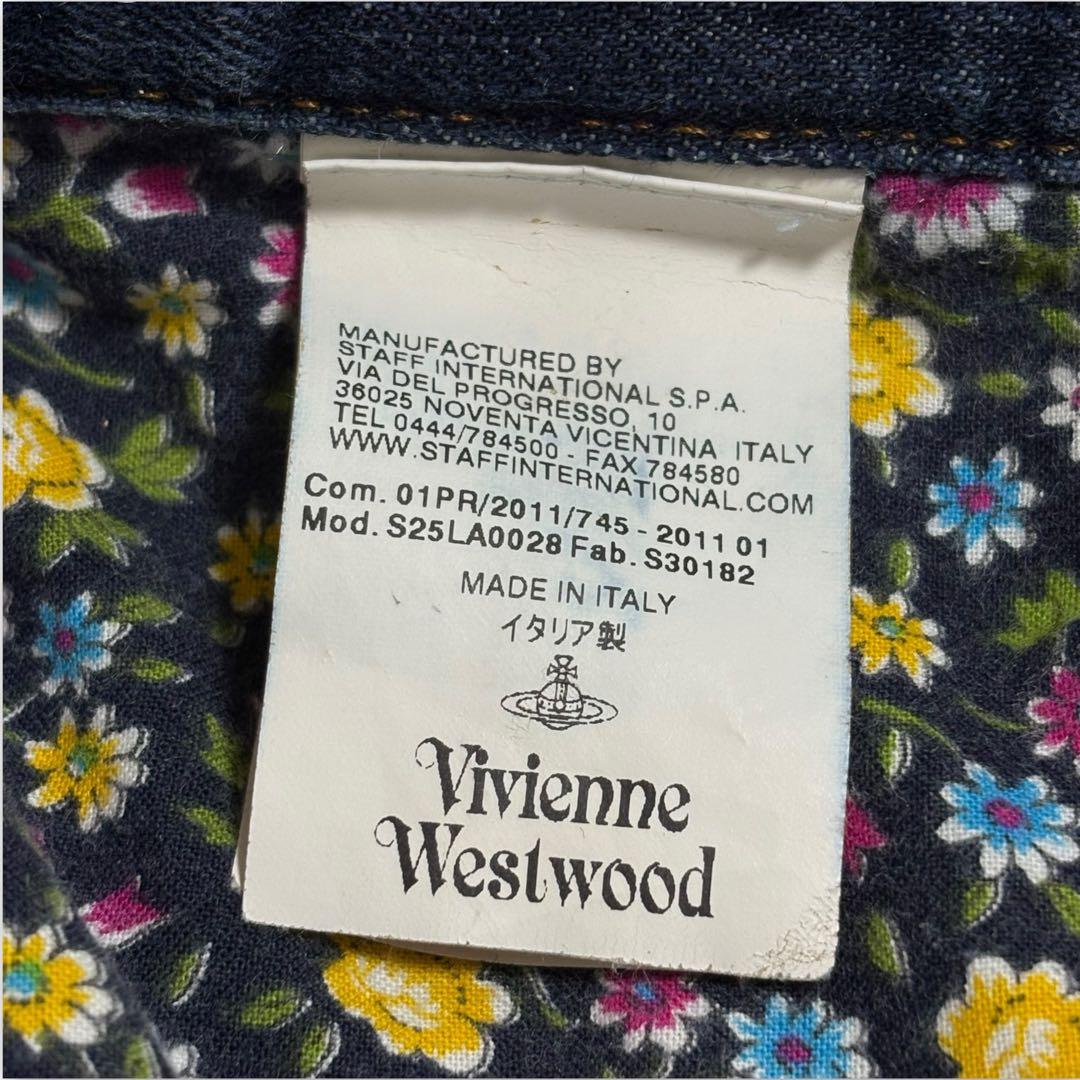 vivienne westwood デニム パンツ ストレート イタリア製 50