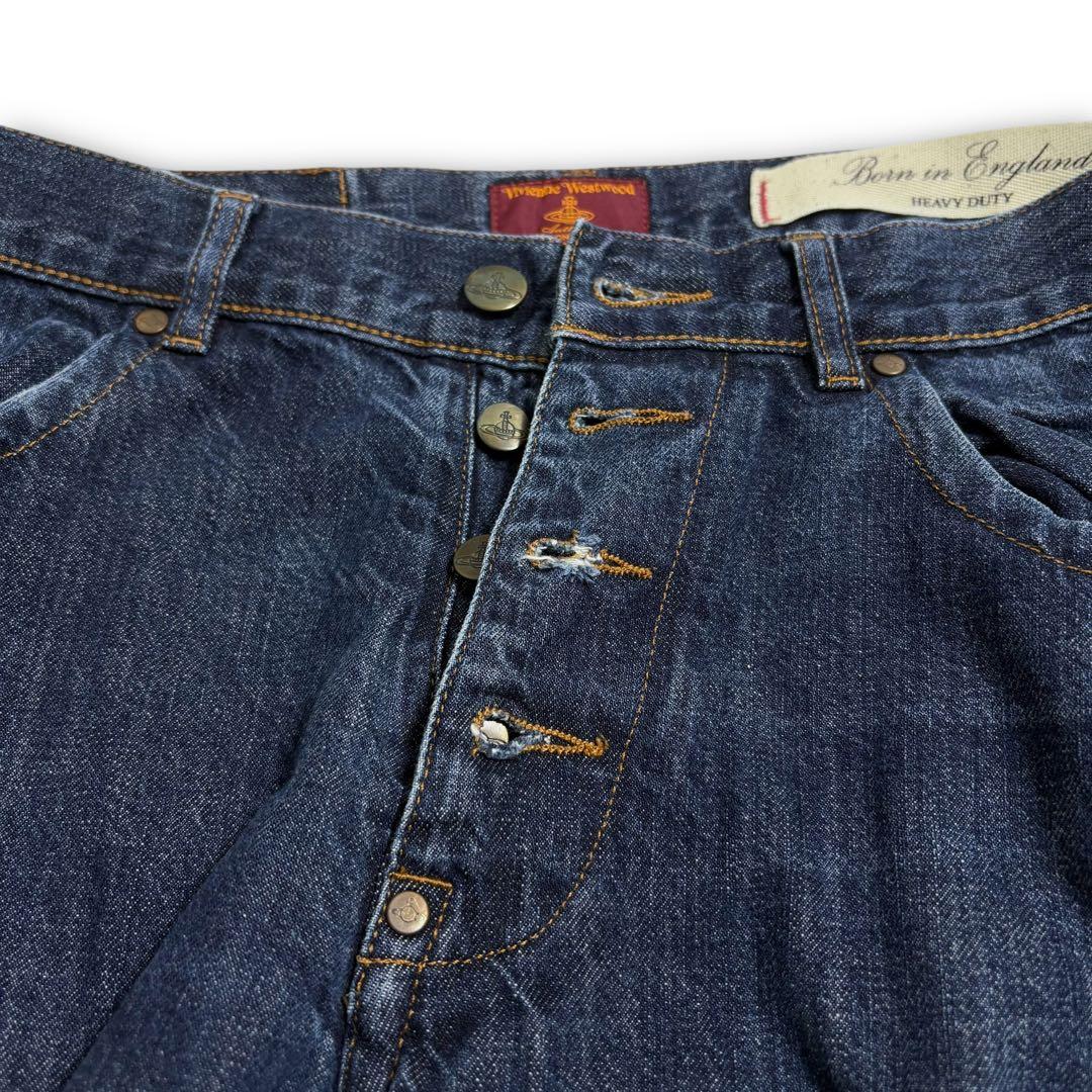 vivienne westwood デニム パンツ ストレート イタリア製 50