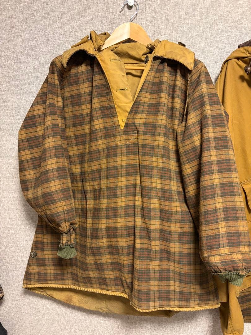 90s バブアー ロングショアマン　A60 L 3ワラント