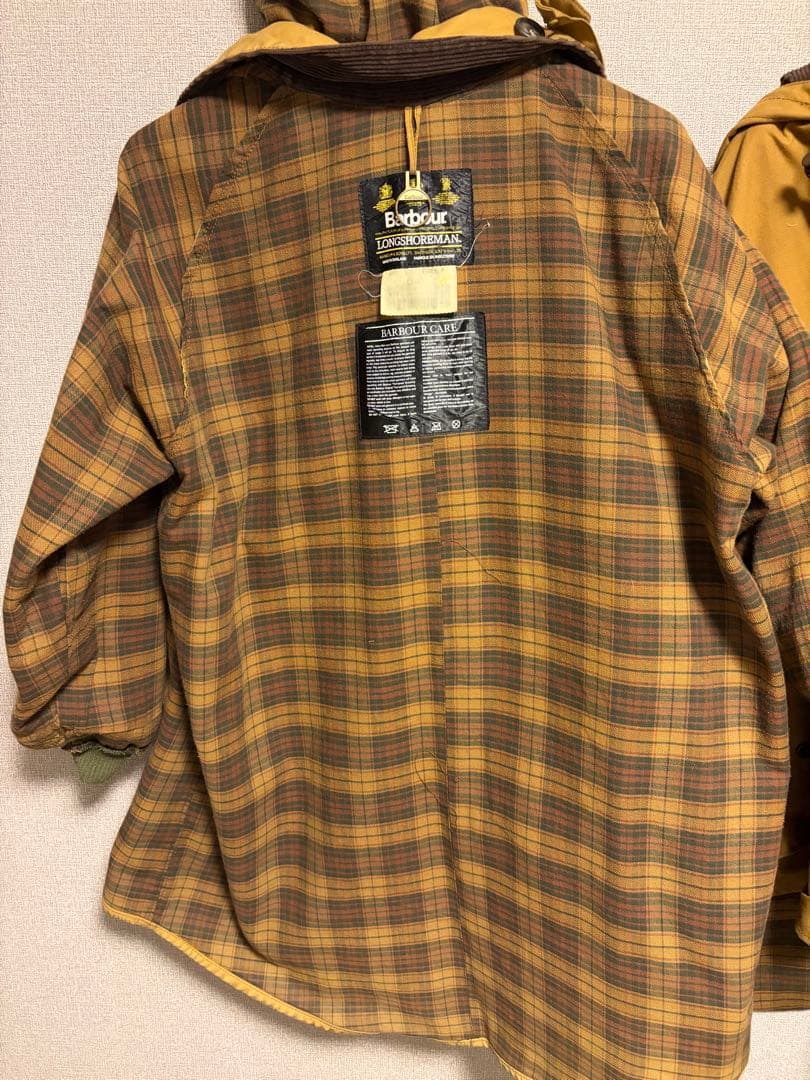 90s バブアー ロングショアマン　A60 L 3ワラント