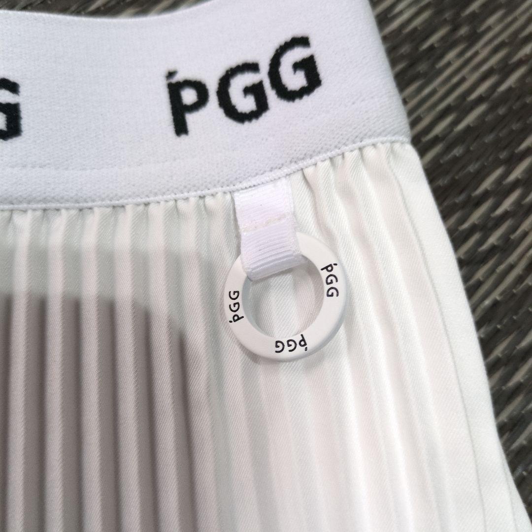 pGG プリーツスカート S ホワイト値下げ