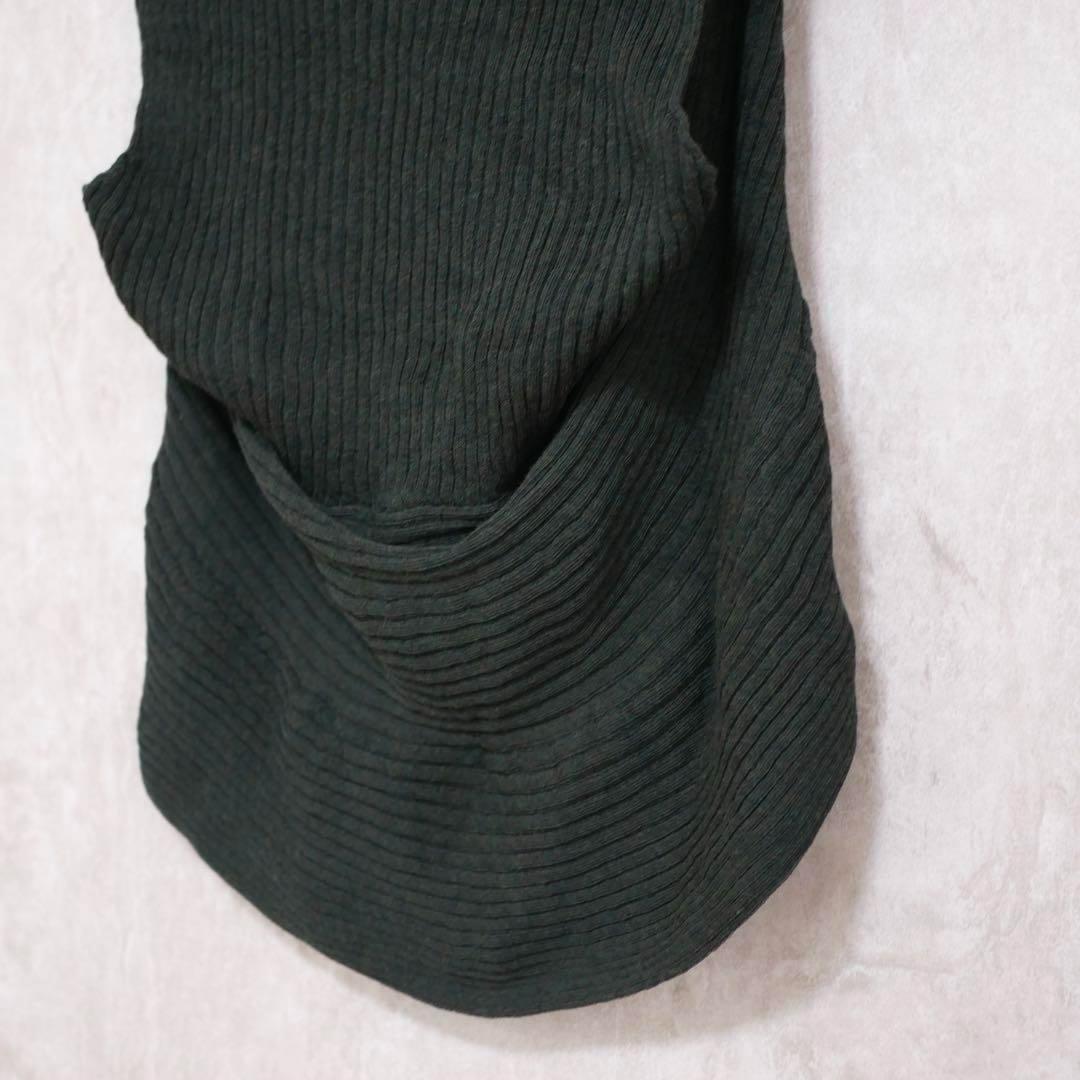 HaaT ISSEY MIYAKE サークルパターン リブ編み ニットジレ