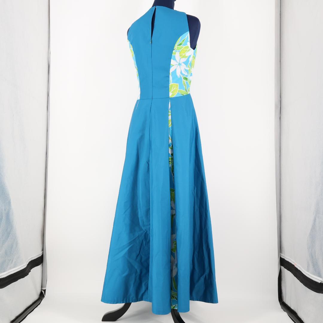 【美品 日本製 フラダンス衣装】スカイブルー EKOLU EHIKU ワンピース