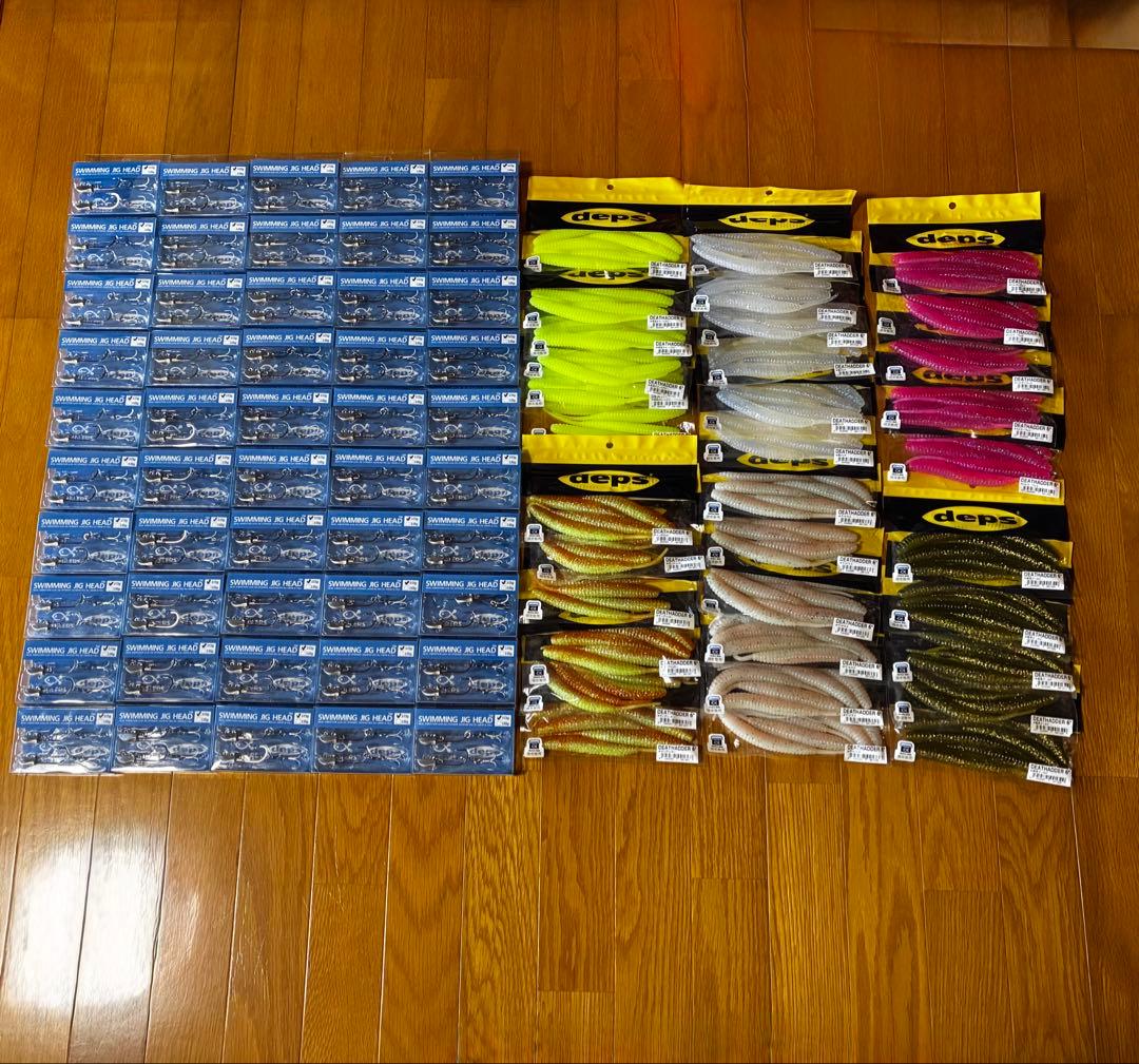 新品未使用　デプス x アングラーズマイスター　スイミングジグヘッド　まとめ売り