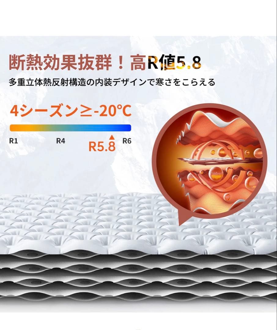 アウトドア寝具 Naturehike UL Inflatable Sleeping Pad