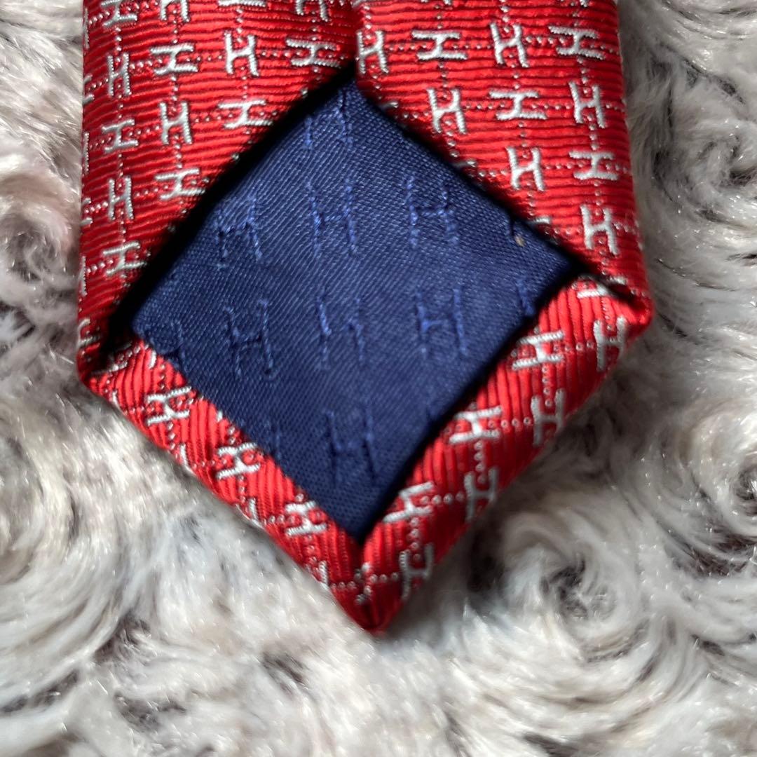 HERMES エルメス　H柄　ネクタイ