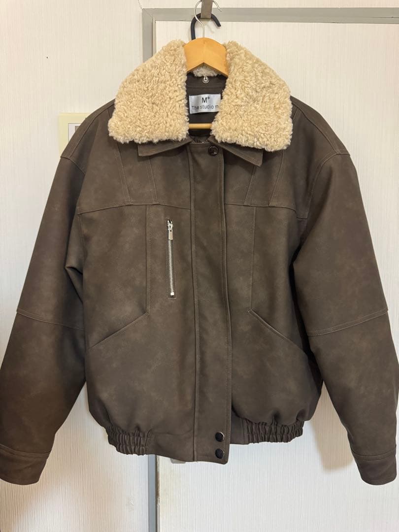 ORUN Leather Fur Jacket Mサイズ